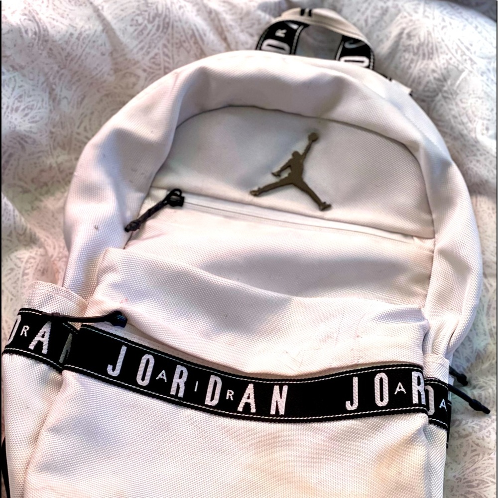 Air Jordan White Back Pack